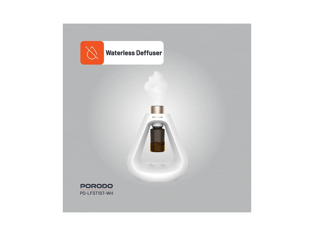 Porodo Lifestyle Aroma Sphere Waterless Diffuser | Quiet, USB-Powered Porodo Lifestyle Aroma Sphere Waterless Diffuser | Quiet, USB-Powered